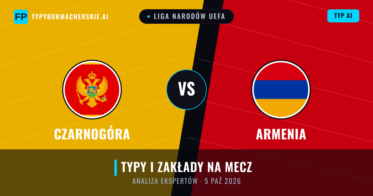 Czarnogóra vs Armenia — typy i zapowiedź meczu
