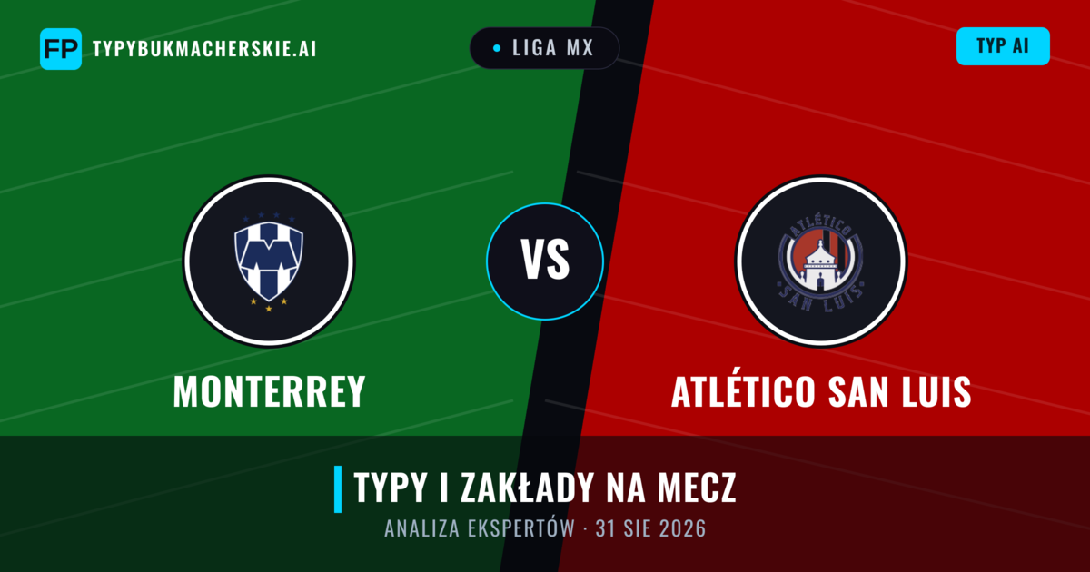 Monterrey vs Atlético San Luis — typy i zapowiedź meczu