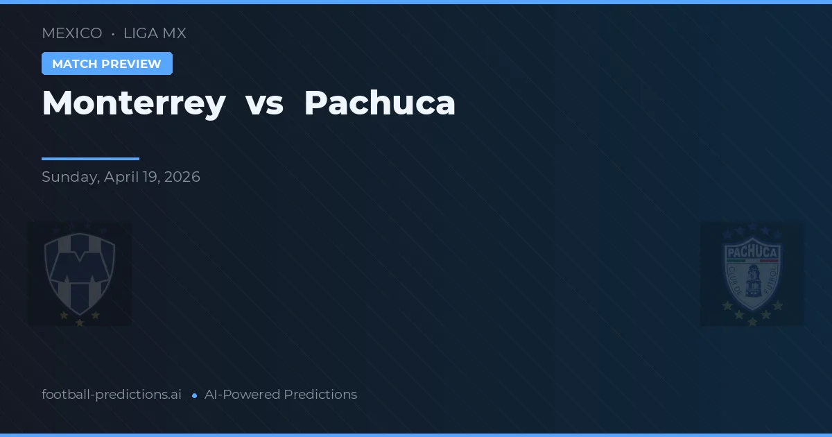 Monterrey vs CF Pachuca — typy i zapowiedź meczu