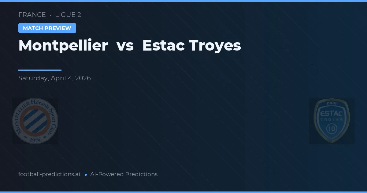 Montpellier vs Estac Troyes — typy i zapowiedź meczu