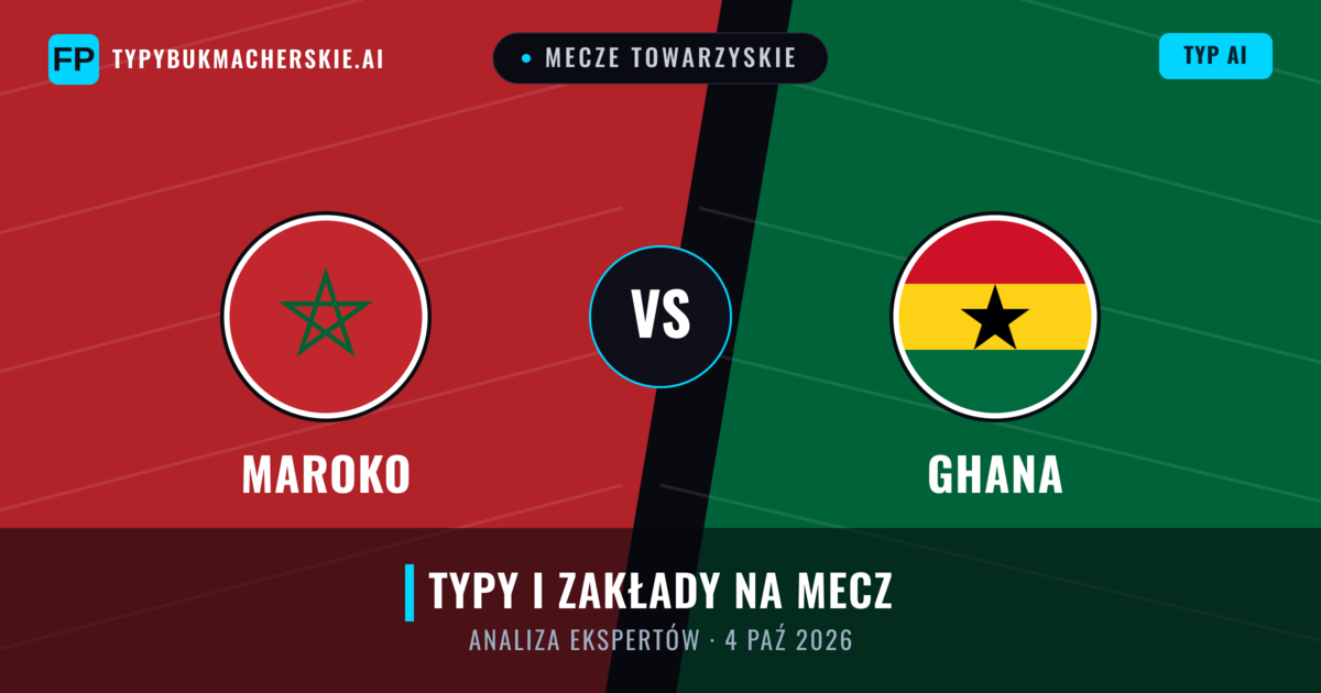 Maroko vs Ghana — typy i zapowiedź meczu
