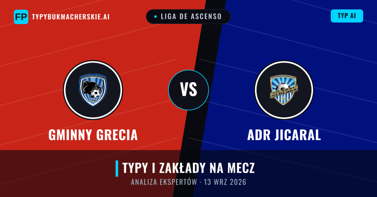 Gminny Grecia vs ADR Jicaral — typy i zapowiedź meczu