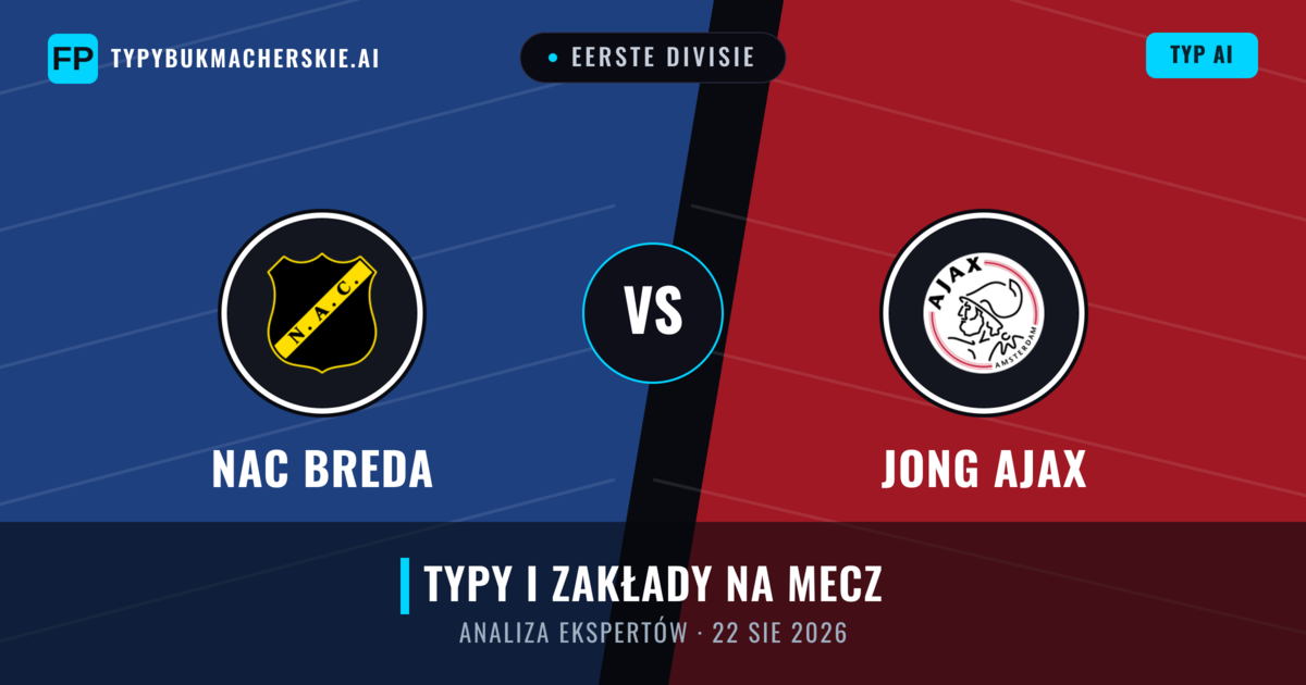 NAC Breda vs Jong Ajax — typy i zapowiedź meczu