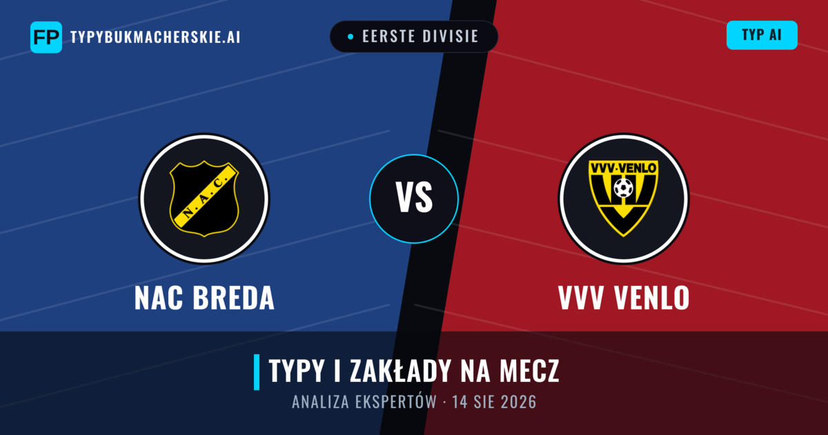 NAC Breda vs VVV Venlo — typy i zapowiedź meczu