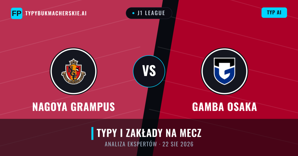 Nagoya Grampus vs Gamba Osaka — typy i zapowiedź meczu