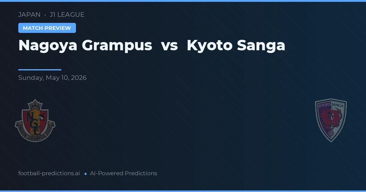 Nagoya Grampus vs Kyoto Sanga — typy i zapowiedź meczu
