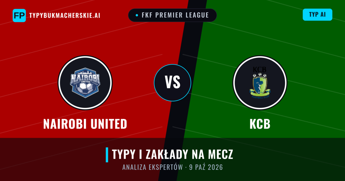 Nairobi United vs KCB — typy i zapowiedź meczu
