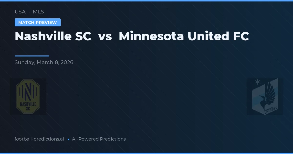 Nashville SC vs Minnesota United FC — typy i zapowiedź meczu