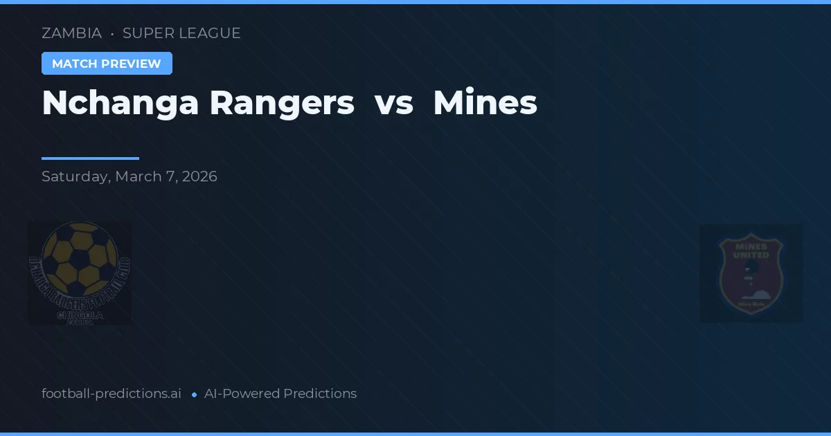 Nchanga Rangers vs Mines — typy i zapowiedź meczu