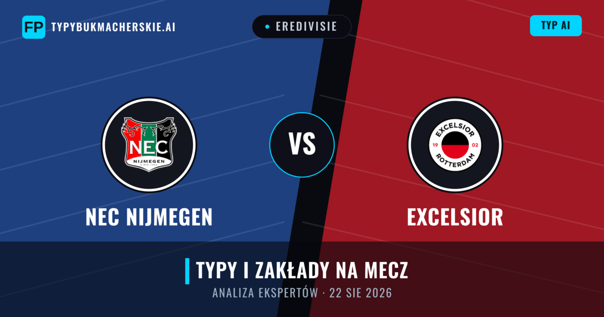 NEC Nijmegen vs Excelsior — typy i zapowiedź meczu