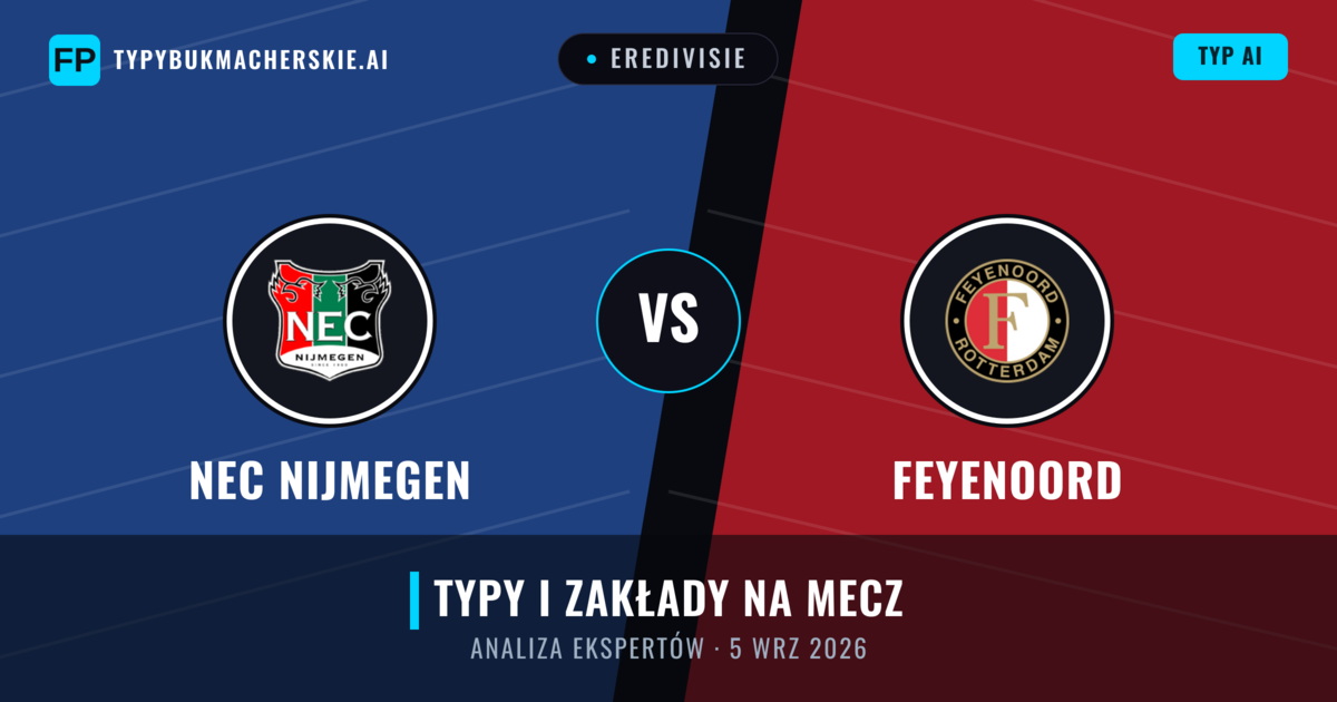 NEC Nijmegen vs Feyenoord — typy i zapowiedź meczu