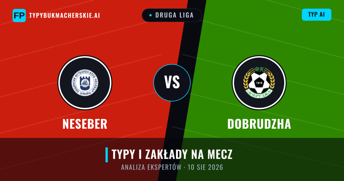 Neseber vs Dobrudzha — typy i zapowiedź meczu