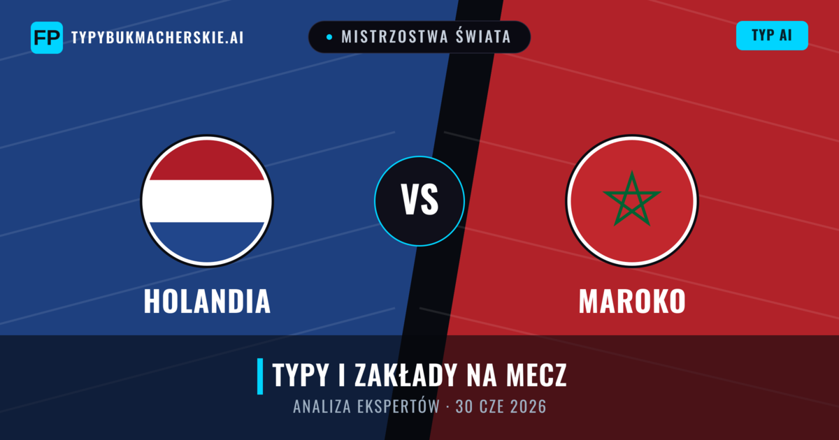 Holandia vs Maroko — typy i zapowiedź meczu
