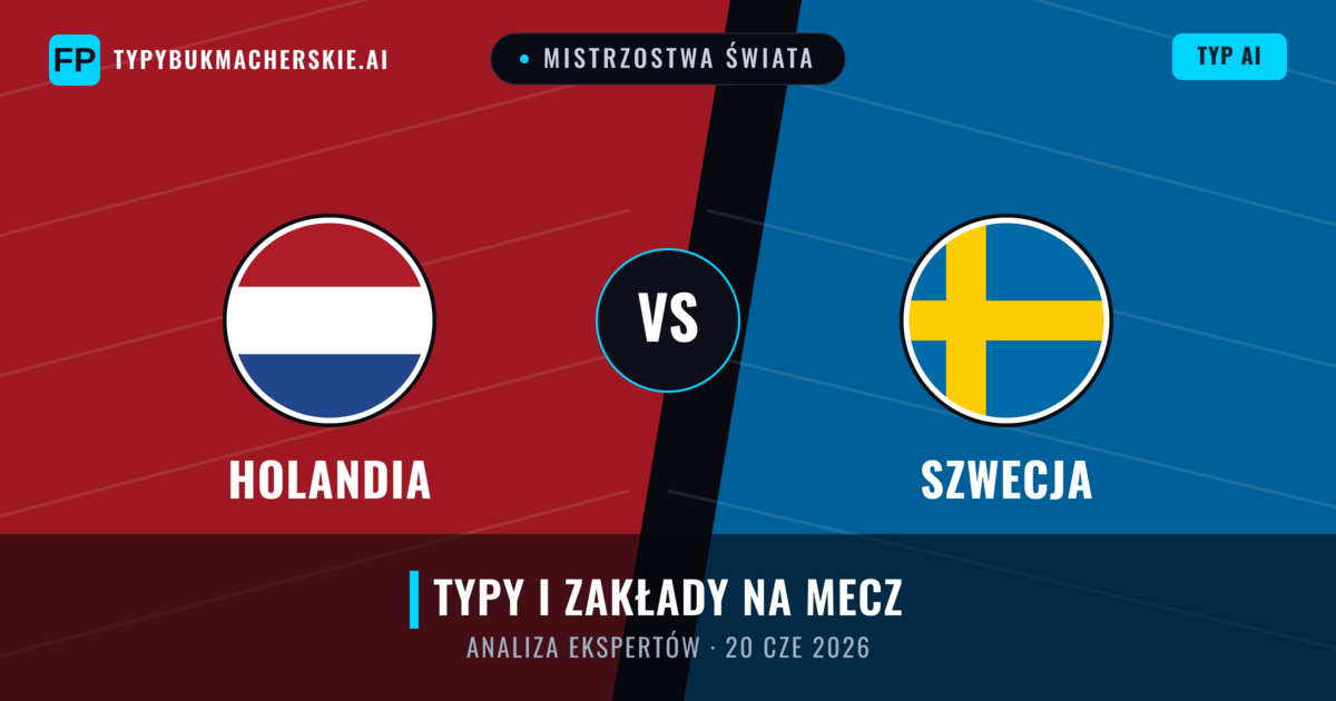 Holandia vs Szwecja — typy i zapowiedź meczu
