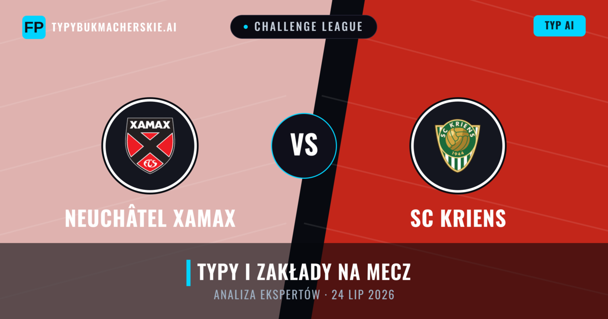 Neuchâtel Xamax vs SC Kriens — typy i zapowiedź meczu