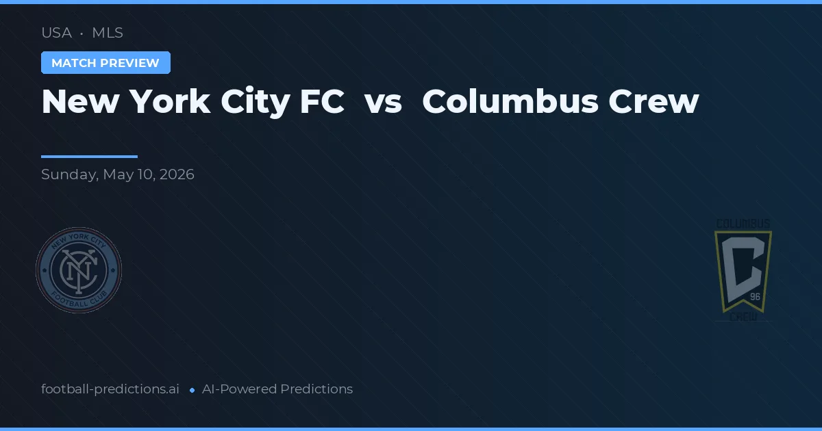 New York City FC vs Columbus Crew — typy i zapowiedź meczu