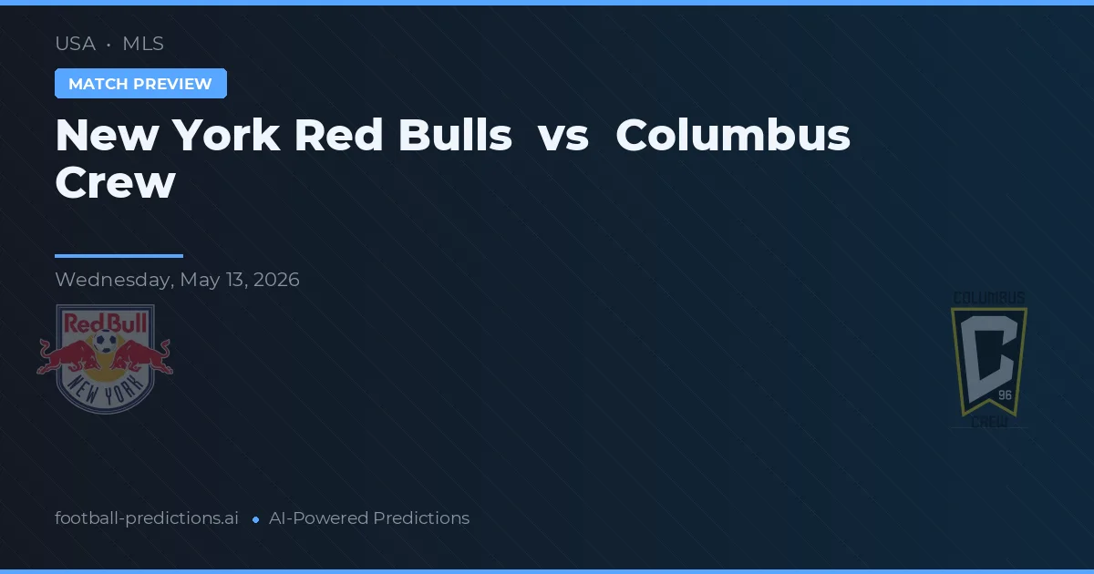 New York Red Bulls vs Columbus Crew — typy i zapowiedź meczu