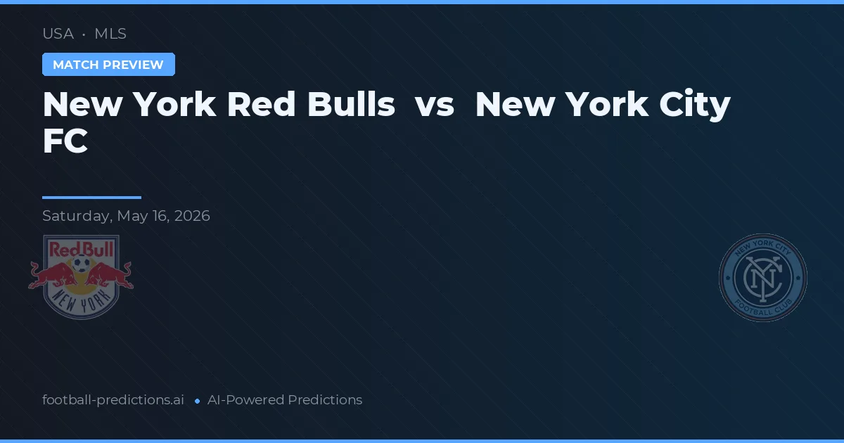New York Red Bulls vs New York City FC — typy i zapowiedź meczu