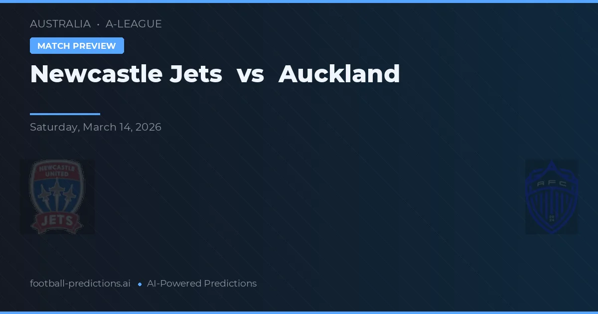 Newcastle Jets vs Auckland — typy i zapowiedź meczu