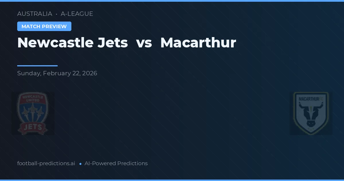 Newcastle Jets vs Macarthur — typy i zapowiedź meczu
