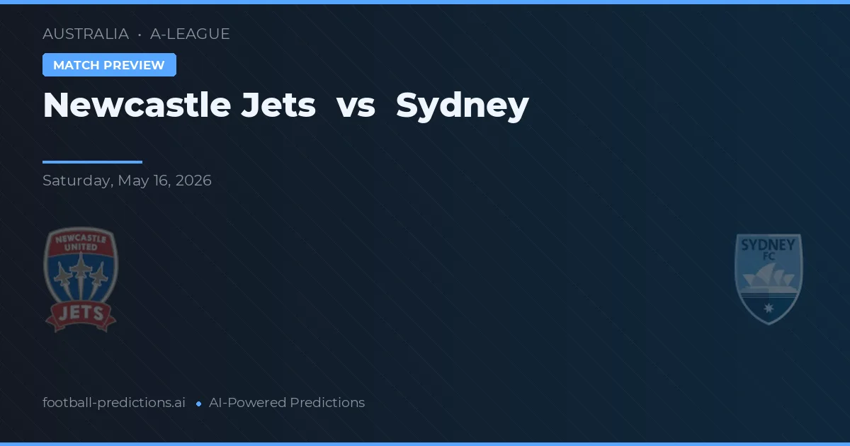 Newcastle Jets vs Sydney — typy i zapowiedź meczu