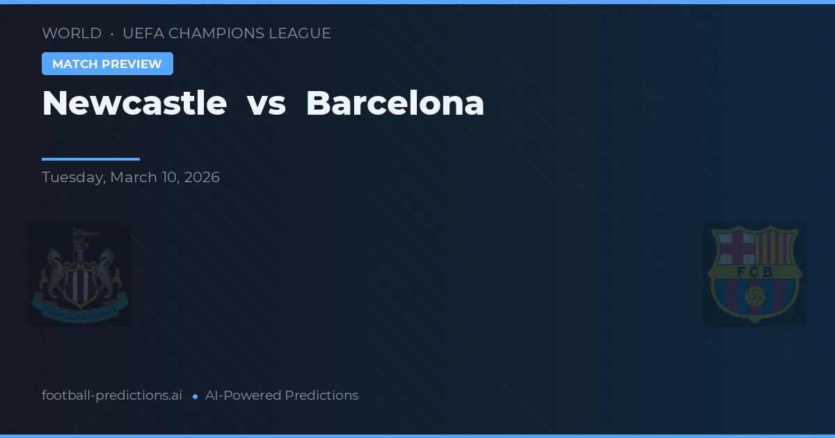 Newcastle vs Barcelona — typy i zapowiedź meczu