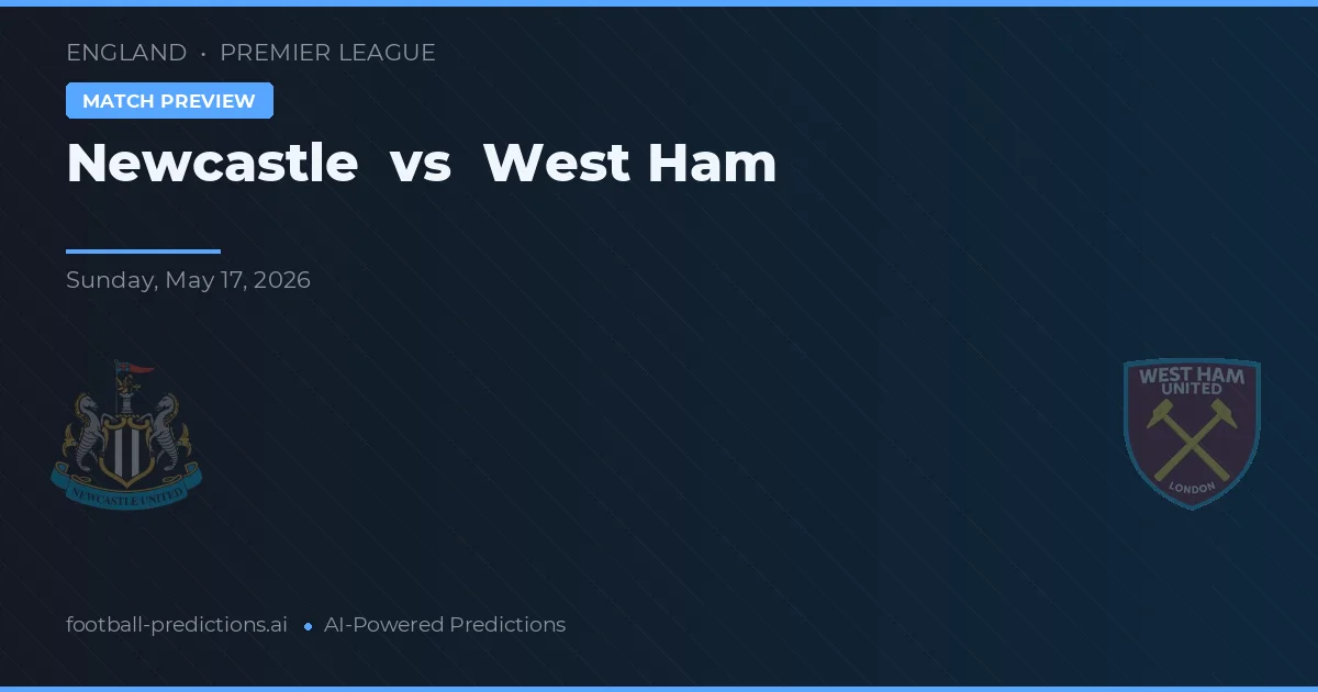 Newcastle vs West Ham — typy i zapowiedź meczu