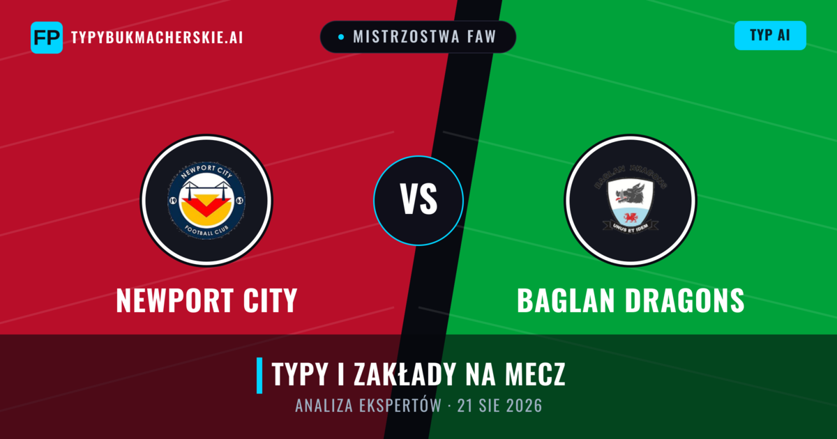 Newport City vs Baglan Dragons — typy i zapowiedź meczu