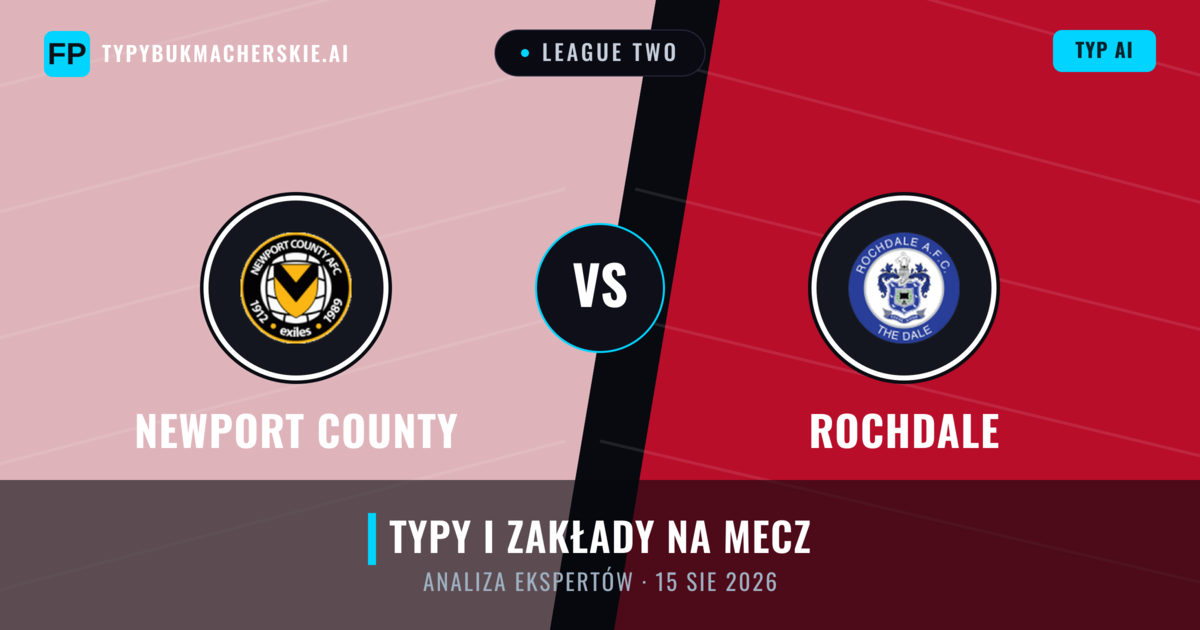 Newport County vs Rochdale — typy i zapowiedź meczu