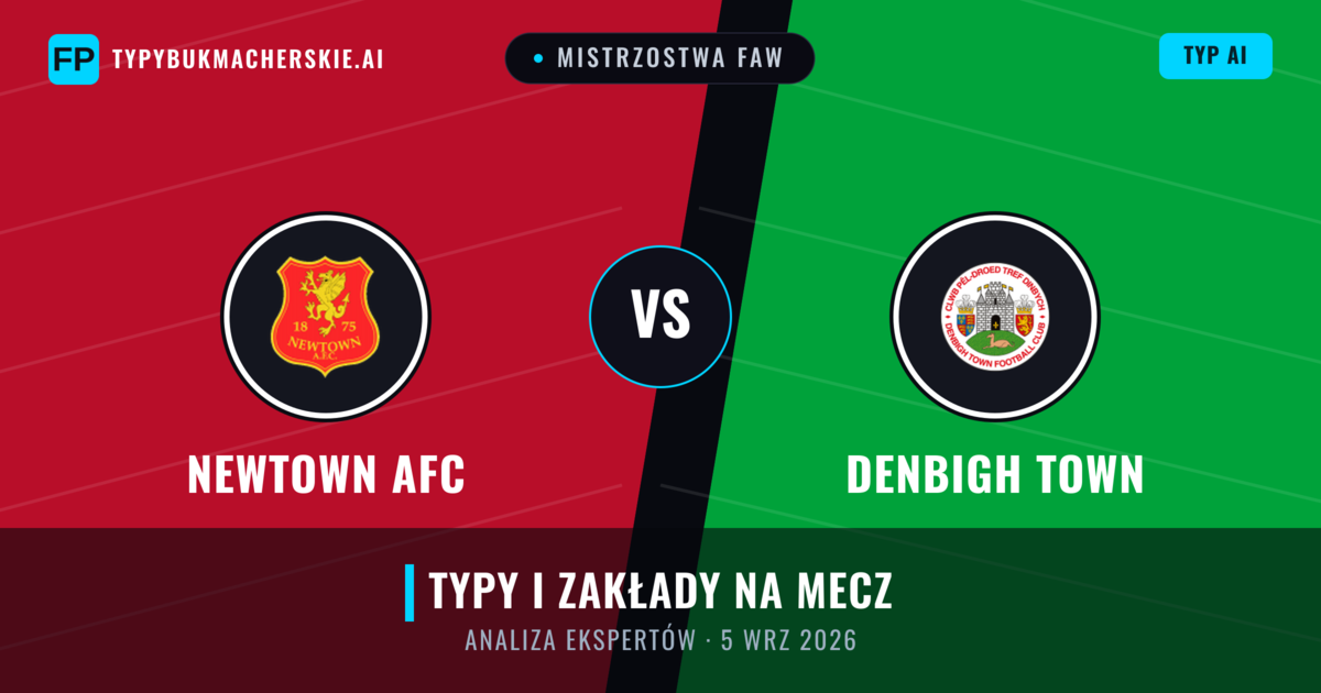 Newtown AFC vs Denbigh Town — typy i zapowiedź meczu