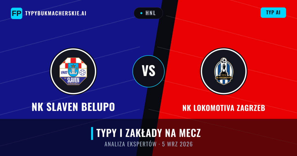 NK Slaven Belupo vs NK Lokomotiva Zagrzeb — typy i zapowiedź meczu