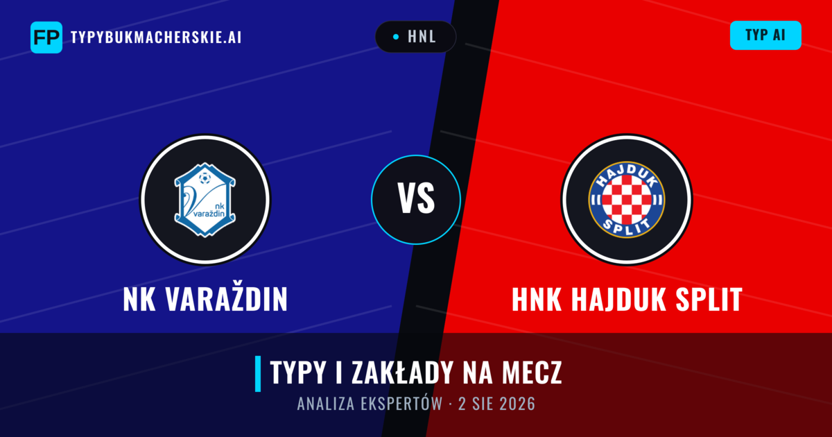 NK Varaždin vs HNK Hajduk Split — typy i zapowiedź meczu