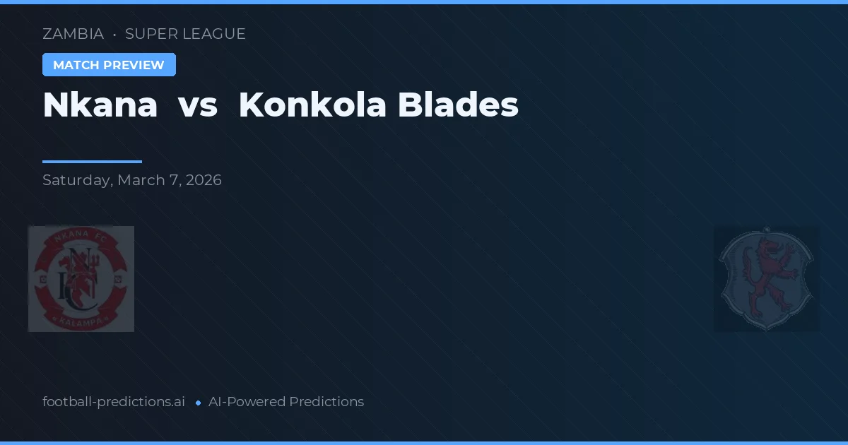 Nkana vs Konkola Blades — typy i zapowiedź meczu