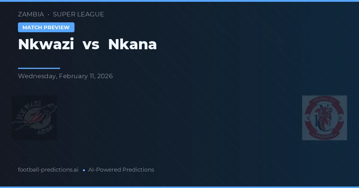 Nkwazi vs Nkana — typy i zapowiedź meczu