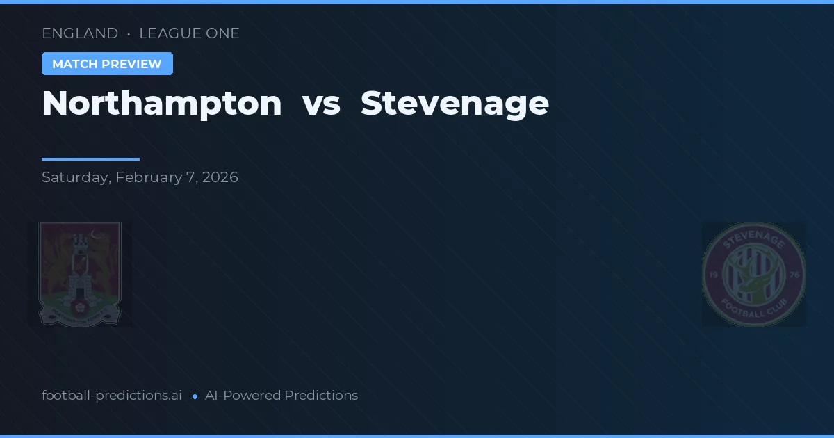 Northampton vs Stevenage — typy i zapowiedź meczu