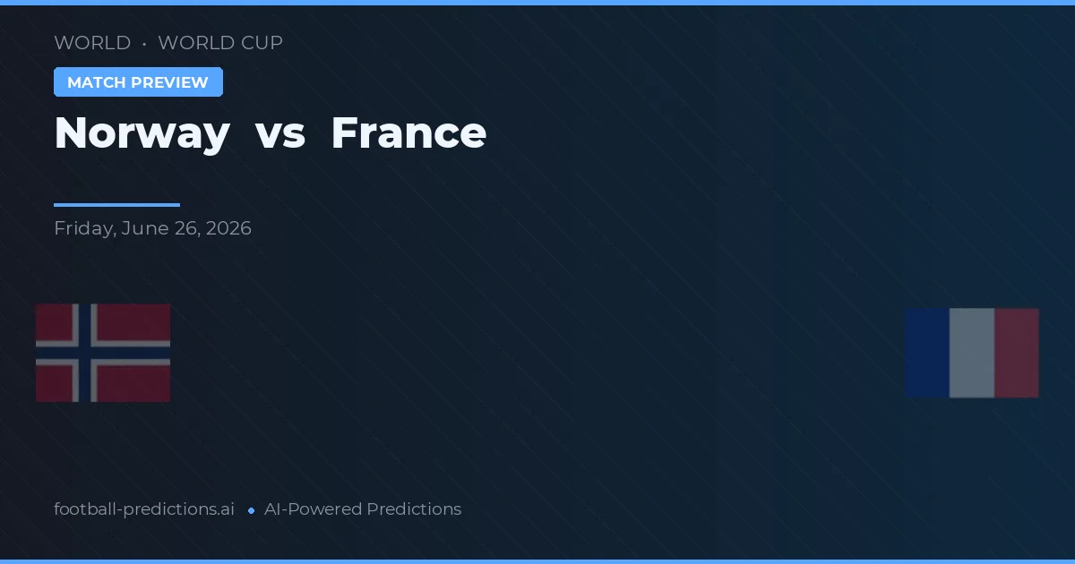 Norwegia vs Francja — typy i zapowiedź meczu