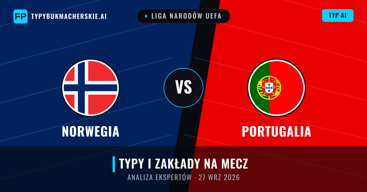 Norwegia vs Portugalia — typy i zapowiedź meczu