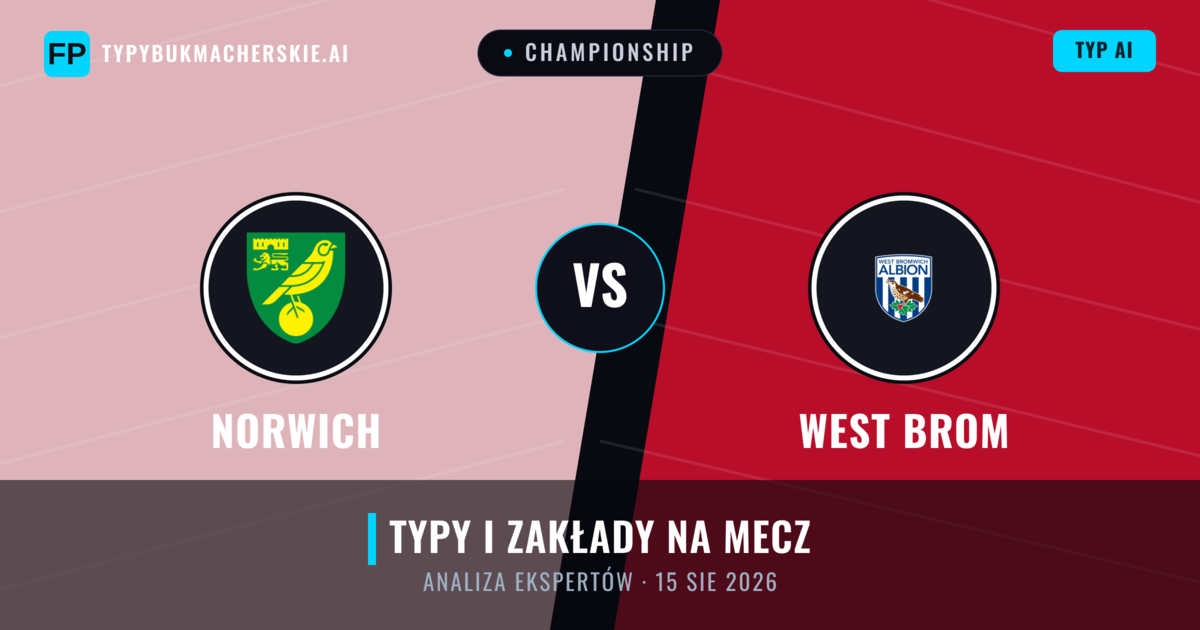 Norwich vs West Brom — typy i zapowiedź meczu