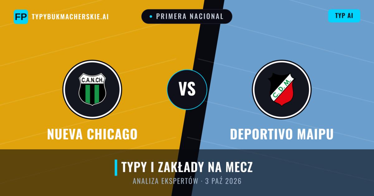 Nueva Chicago vs Deportivo Maipu — typy i zapowiedź meczu