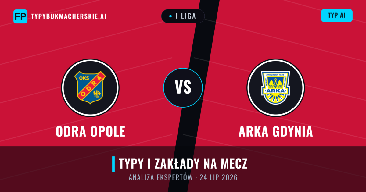 Odra Opole vs Arka Gdynia — typy i zapowiedź meczu