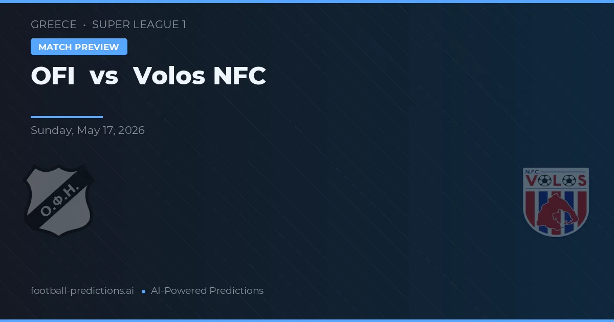 OFI Kreta vs Volos NFC — typy i zapowiedź meczu