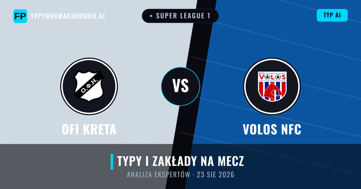 OFI Kreta vs Volos NFC — typy i zapowiedź meczu