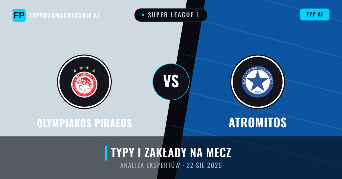 Olympiakos Piraeus vs Atromitos — typy i zapowiedź meczu