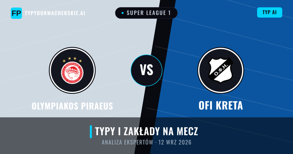 Olympiakos Piraeus vs OFI Kreta — typy i zapowiedź meczu
