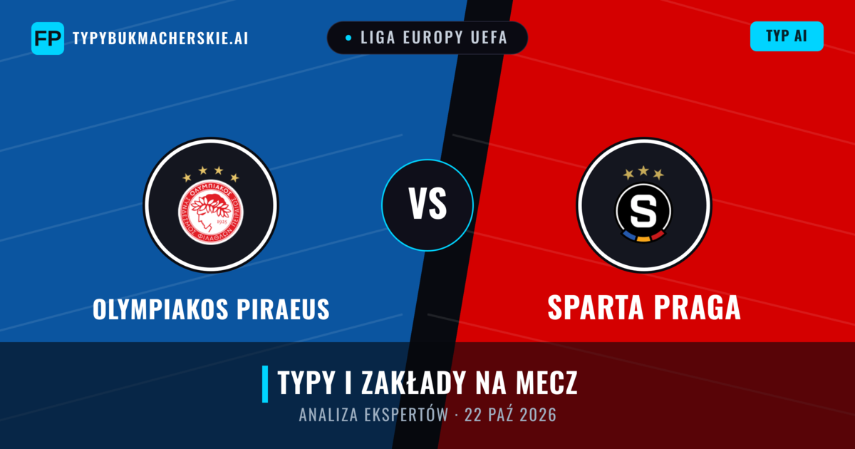Olympiakos Piraeus vs Sparta Praga — typy i zapowiedź meczu