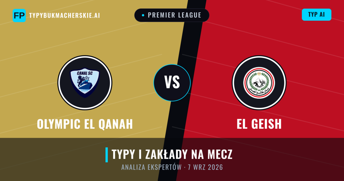 Olympic El Qanah vs El Geish — typy i zapowiedź meczu