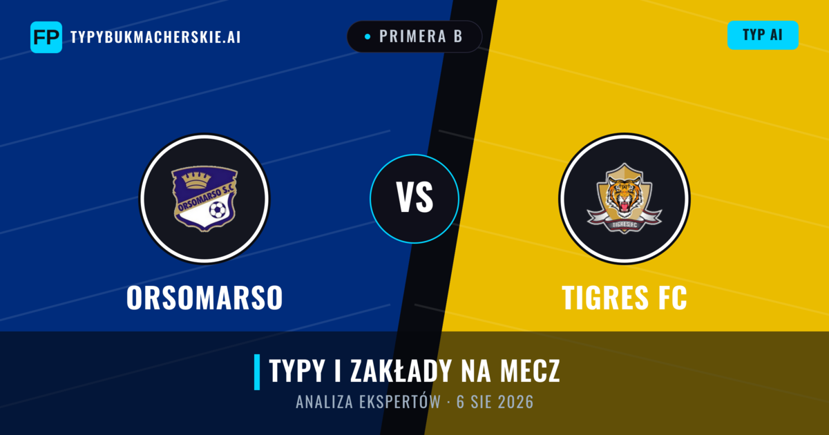 Orsomarso vs Tigres FC — typy i zapowiedź meczu