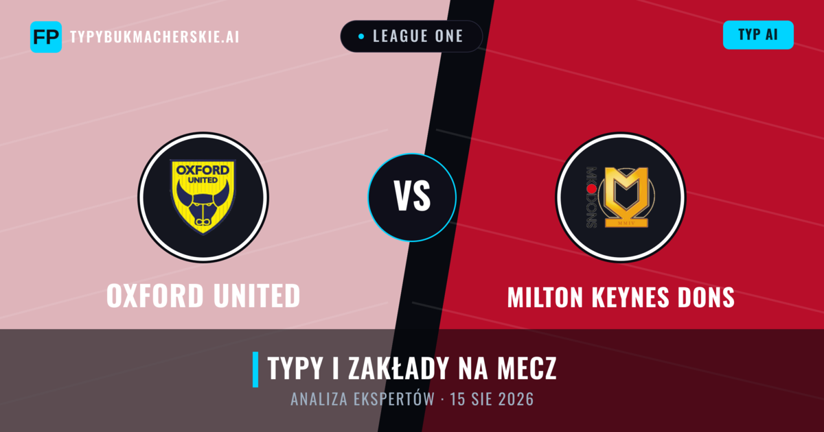 Oxford United vs Milton Keynes Dons — typy i zapowiedź meczu