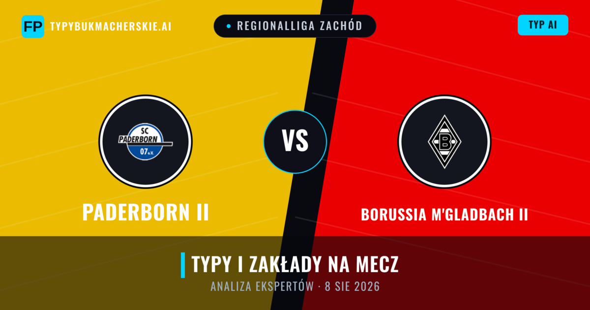 Paderborn II vs Borussia M'Gladbach II — typy i zapowiedź meczu