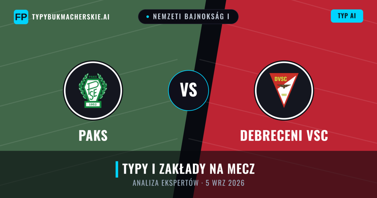 Paks vs Debreceni VSC — typy i zapowiedź meczu